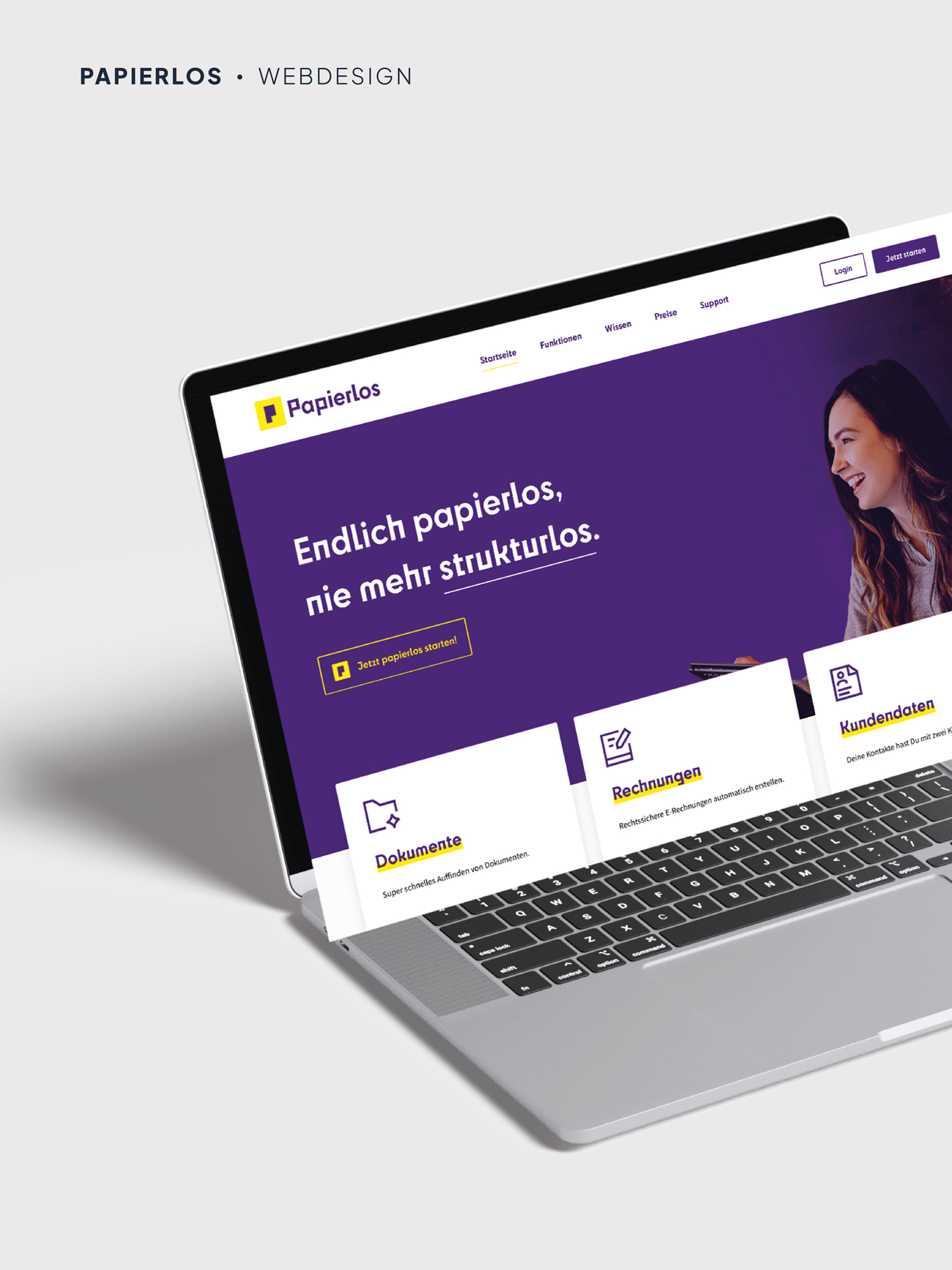 neue papierlos-Website