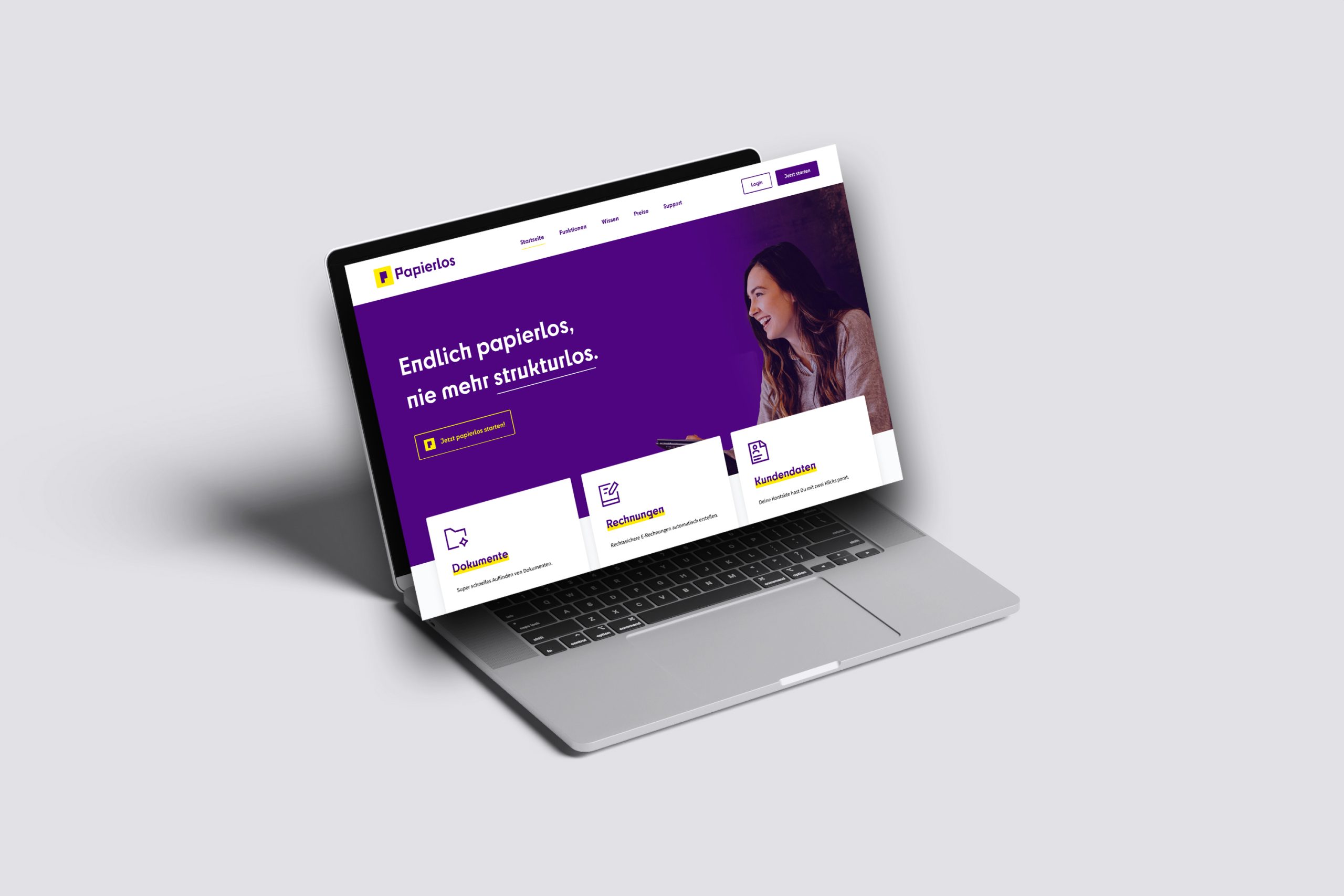 Relaunch papierlos Website
